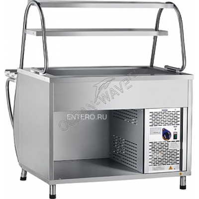 Прилавок-витрина Abat ПВВ(Н)-70М-НШ - купить в интернет-магазине OCEAN-WAVE.ru