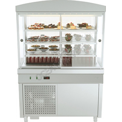 Витрина холодильная ATESY Ривьера 1200 мм - купить в интернет-магазине OCEAN-WAVE.ru