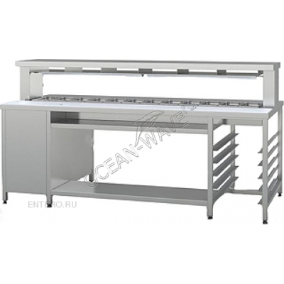 Стол фасовочный для сэндвичей ТТМ СФО-240 - купить в интернет-магазине OCEAN-WAVE.ru
