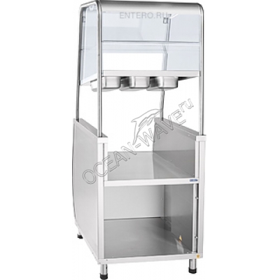 Прилавок для столовых приборов Abat ПСПХ-70Т кашир. - купить в интернет-магазине OCEAN-WAVE.ru