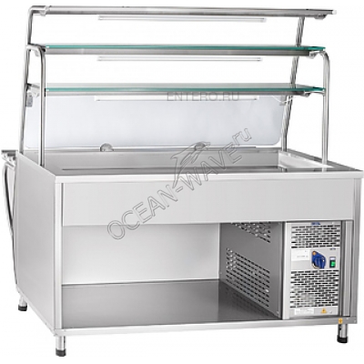 Прилавок-витрина Abat ПВВ(Н)-70Т-01-НШ - купить в интернет-магазине OCEAN-WAVE.ru