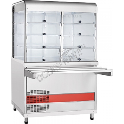 Прилавок-витрина Abat ПВВ(Н)-70КМ-С-НШ кашир. - купить в интернет-магазине OCEAN-WAVE.ru