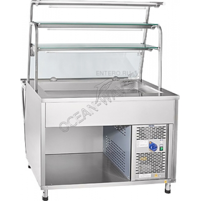 Прилавок-витрина Abat ПВВ(Н)-70Т-НШ - купить в интернет-магазине OCEAN-WAVE.ru