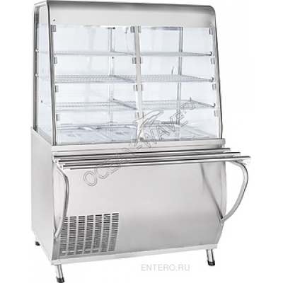 Прилавок-витрина Abat ПВВ(Н)-70Т-С-НШ - купить в интернет-магазине OCEAN-WAVE.ru