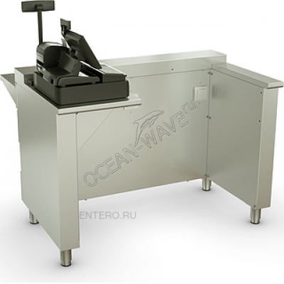 Стол кассовый ATESY Ривьера с подлокотником левый / правый 1200 мм - купить в интернет-магазине OCEAN-WAVE.ru