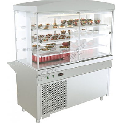 Витрина холодильная ATESY Ривьера 1500 мм - купить в интернет-магазине OCEAN-WAVE.ru