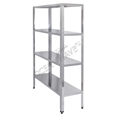 Стеллаж кухонный Luxstahl СР-1800*1000*500/4 - купить в интернет-магазине OCEAN-WAVE.ru