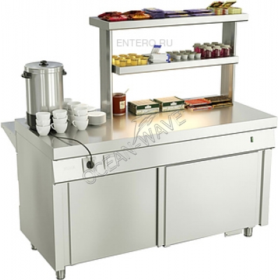 Прилавок для горячих напитков ATESY Ривьера без полки, 1200 мм - купить в интернет-магазине OCEAN-WAVE.ru