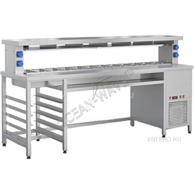 Стол фасовочный для сэндвичей ТТМ СФ-240Н - купить в интернет-магазине OCEAN-WAVE.ru