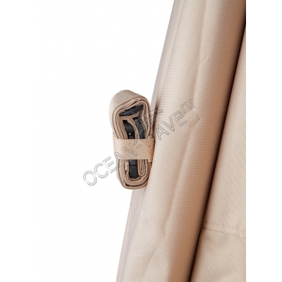 Зонт с центральной опорой 4х4м квадратный (Ткань Oxford 600D) бежевый - купить в интернет-магазине OCEAN-WAVE.ru