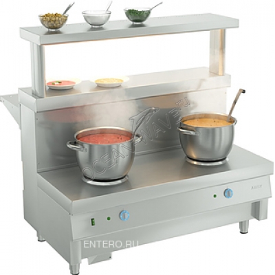 Мармит для первых блюд ATESY Ривьера 1200 мм - купить в интернет-магазине OCEAN-WAVE.ru