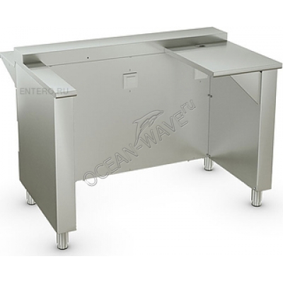 Стол кассовый ATESY Ривьера с подлокотником левый / правый 1200 мм - купить в интернет-магазине OCEAN-WAVE.ru