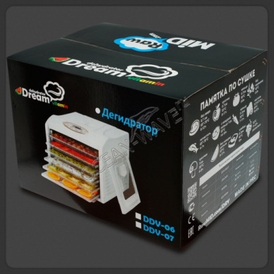 Дегидратор (сушилка) Dream Vitamin DDV-06 (7 лотков) - купить в интернет-магазине OCEAN-WAVE.ru