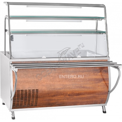 Прилавок-витрина Abat ПВВ(Н)-70Т-01-НШ кашир. - купить в интернет-магазине OCEAN-WAVE.ru