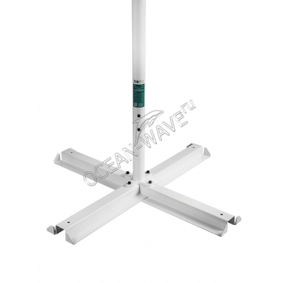 Зонт с центральной опорой 4х4м квадратный (Ткань Oxford 600D) бежевый - купить в интернет-магазине OCEAN-WAVE.ru