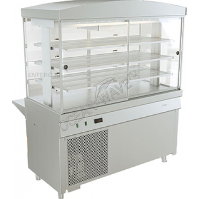 Витрина холодильная ATESY Ривьера 1500 мм - купить в интернет-магазине OCEAN-WAVE.ru