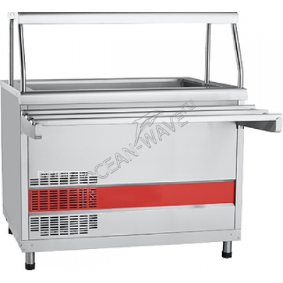 Прилавок-витрина Abat ПВВ(Н)-70КМ-02-НШ кашир. - купить в интернет-магазине OCEAN-WAVE.ru