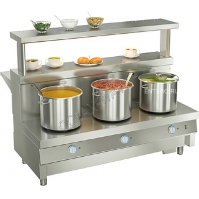 Мармит для первых блюд ATESY Ривьера 1500 мм - купить в интернет-магазине OCEAN-WAVE.ru