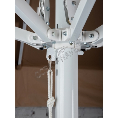 Зонт с центральной опорой 4х4м квадратный (Ткань Oxford 600D) бежевый - купить в интернет-магазине OCEAN-WAVE.ru