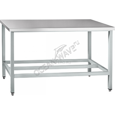 Стол производственный Abat СПРО-7-3 каркас из краш. стали - купить в интернет-магазине OCEAN-WAVE.ru