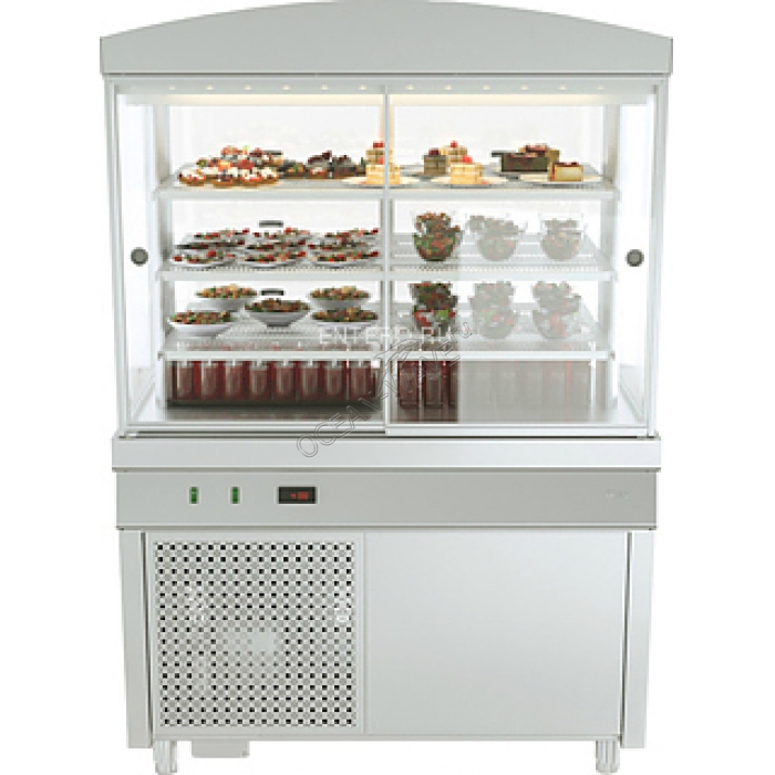 Витрина холодильная ATESY Ривьера 1200 мм - купить в интернет-магазине OCEAN-WAVE.ru