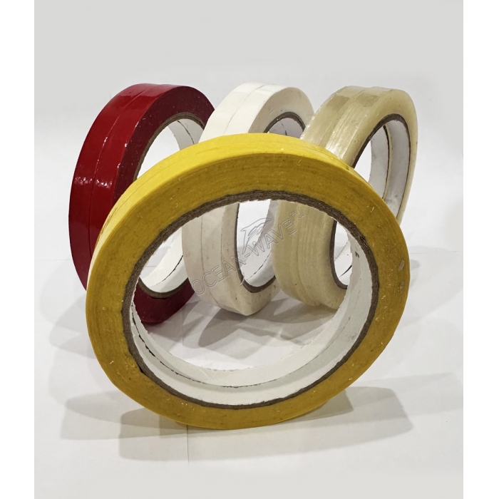 Расходная лента-скотч OCEAN WAVE (цветная) 12 мм для клипсатора T-DA (144шт) - купить в интернет-магазине OCEAN-WAVE.ru