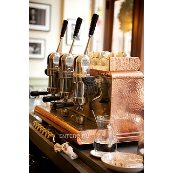 Кофемашина Victoria Arduino Athena leva 3 Gr медь 380В - купить в интернет-магазине OCEAN-WAVE.ru