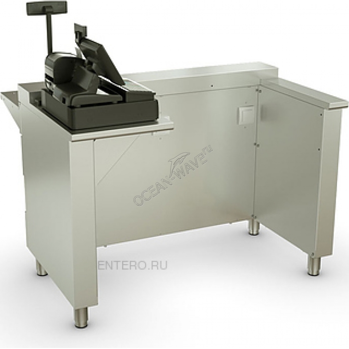 Стол кассовый ATESY Ривьера с подлокотником левый / правый 1200 мм - купить в интернет-магазине OCEAN-WAVE.ru