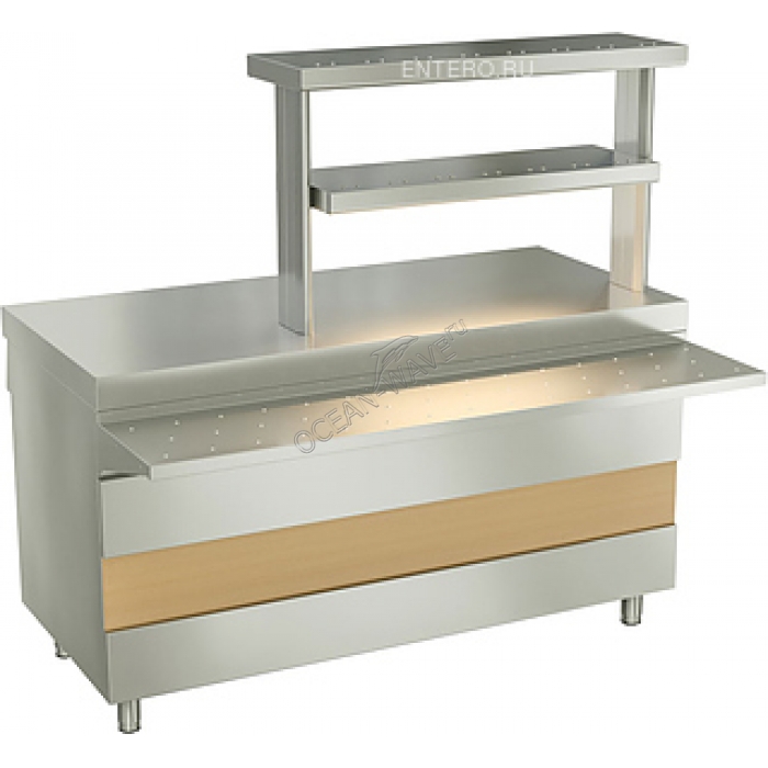 Прилавок для горячих напитков ATESY Ривьера без полки, 1200 мм - купить в интернет-магазине OCEAN-WAVE.ru