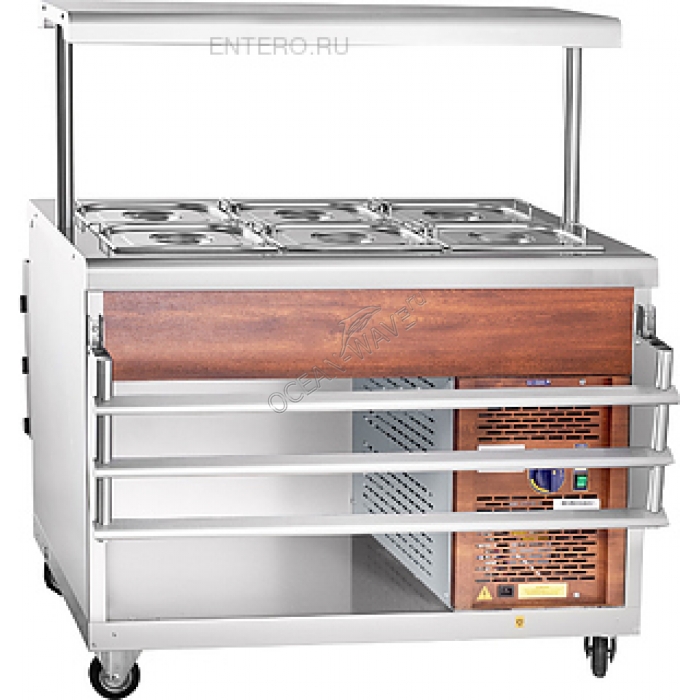 Прилавок-витрина Abat ПВВ(Н)-70ПМ-НШ кашир. - купить в интернет-магазине OCEAN-WAVE.ru