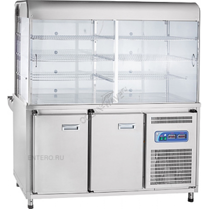 Прилавок-витрина Abat ПВВ(Н)-70КМ-С-01-ОК кашир. - купить в интернет-магазине OCEAN-WAVE.ru