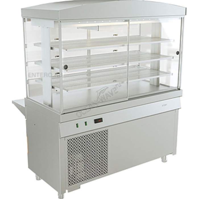 Витрина холодильная ATESY Ривьера 1500 мм - купить в интернет-магазине OCEAN-WAVE.ru