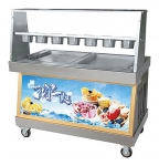 Фризер для жареного мороженого Foodatlas KCB-2F (контейнеры, световой короб, стол для топпингов, 2 компрессора) - купить в интернет-магазине OCEAN-WAVE.ru