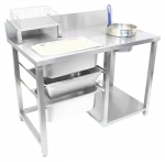 Стол для панировки с ручным просеиванием ТТМ SR-P1-120 - купить в интернет-магазине OCEAN-WAVE.ru