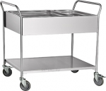 Тележка для сбора посуды Abat ТС-100 - купить в интернет-магазине OCEAN-WAVE.ru