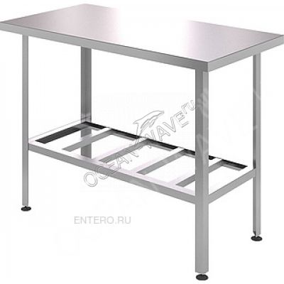 Стол производственный Cryspi СРЦЦ Э РП 1200х500х870 - купить в интернет-магазине OCEAN-WAVE.ru