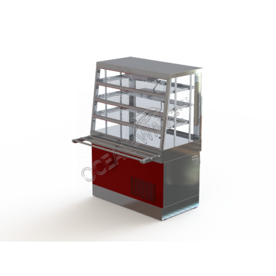МВХ-12/7 SG Витрина с охлаждаемой столешницей, 1200х1000х1695 - купить в интернет-магазине OCEAN-WAVE.ru