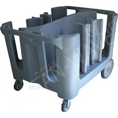 Тележка для тарелок EKSI C01 серая - купить в интернет-магазине OCEAN-WAVE.ru