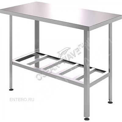 Стол производственный Cryspi СРЦЦ Э РП 1300х600х870 - купить в интернет-магазине OCEAN-WAVE.ru