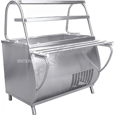  Прилавок-витрина Abat ПВВ(Н)-70М-НШ - купить в интернет-магазине OCEAN-WAVE.ru