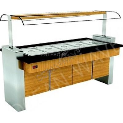 Салат-бар тепловой INOKSAN INO-OSA-HL164 - купить в интернет-магазине OCEAN-WAVE.ru