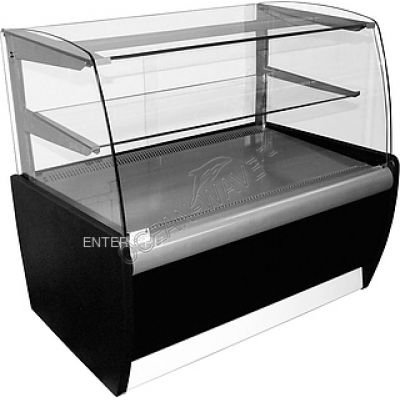 Витрина кондитерская KAYMAN K-ВК-900 мини серебро - купить в интернет-магазине OCEAN-WAVE.ru