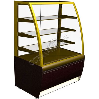 Витрина кондитерская KAYMAN K-ВК-900 люкс бронза - купить в интернет-магазине OCEAN-WAVE.ru