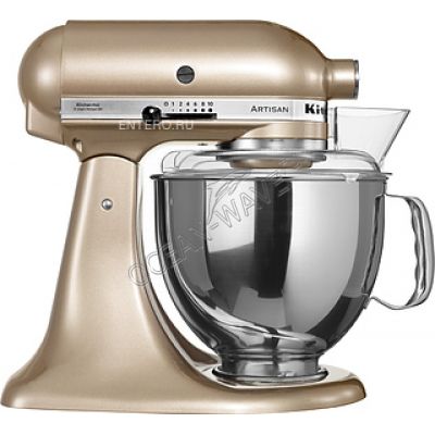 Миксер планетарный KitchenAid 5KSM175PSECZ золотистый нектар - купить в интернет-магазине OCEAN-WAVE.ru