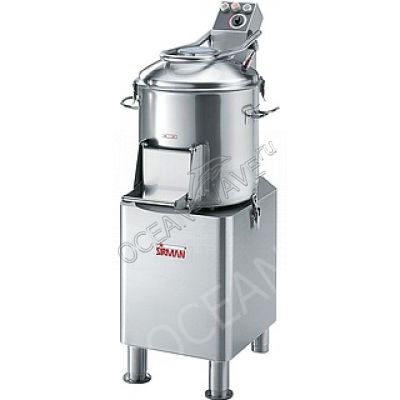 Картофелечистка Sirman PPJ 20 220В на подставке - купить в интернет-магазине OCEAN-WAVE.ru