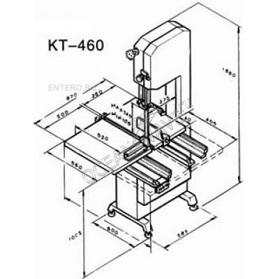 Пила ленточная KT 460 - купить в интернет-магазине OCEAN-WAVE.ru