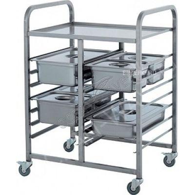 Тележка для гастроемкостей ATESY ТГ-1 - купить в интернет-магазине OCEAN-WAVE.ru