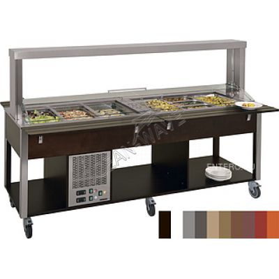 Стол шведский Metalcarrelli 6920.4F2M-RAL - купить в интернет-магазине OCEAN-WAVE.ru