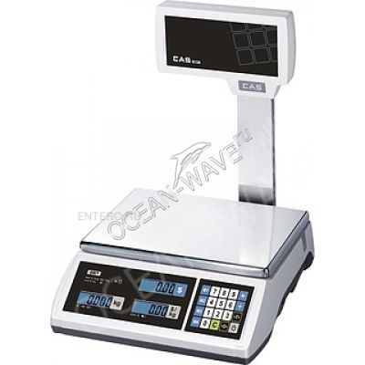 Торговые весы CAS ER JR-15CBU - купить в интернет-магазине OCEAN-WAVE.ru
