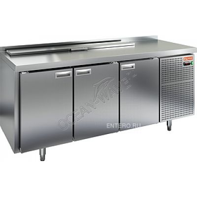 Стол для салатов HICOLD SL2-111SN (1/6) с крышкой - купить в интернет-магазине OCEAN-WAVE.ru